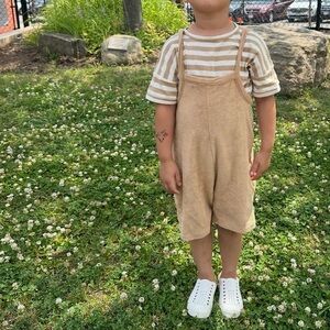 Organic Zoo Terry Dungarees 3-4 YRS.